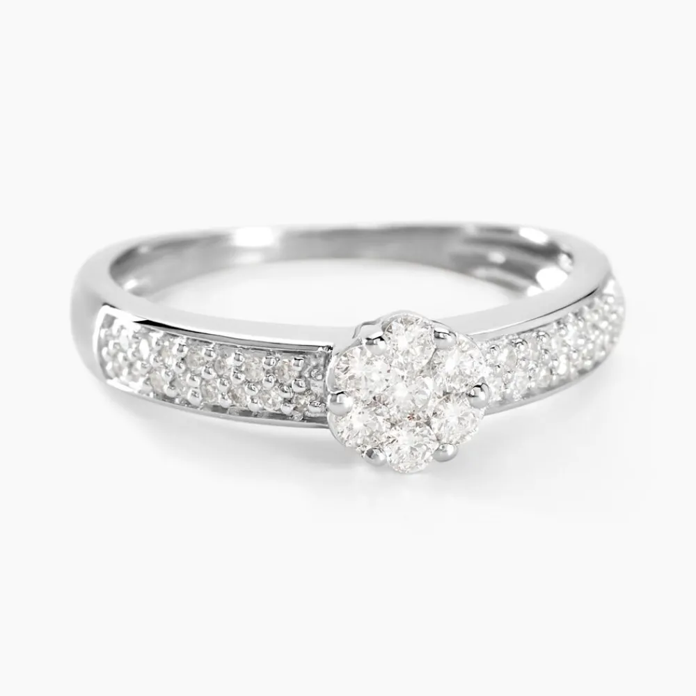 Marc Orian Anniversaire De Mariage|Bagues > Bague Praya Or Blanc Diamant