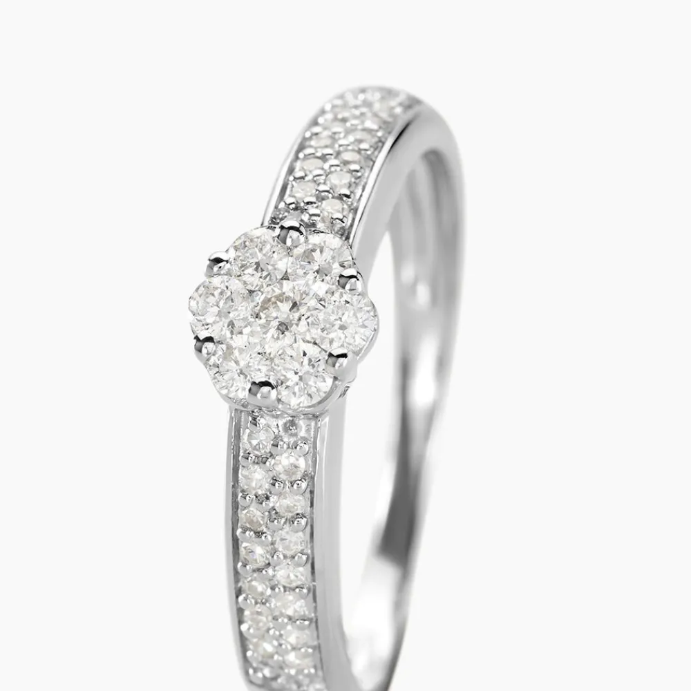 Marc Orian Anniversaire De Mariage|Bagues > Bague Praya Or Blanc Diamant