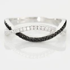 Bague Prudentia Argent Blanc Oxyde De Zirconium