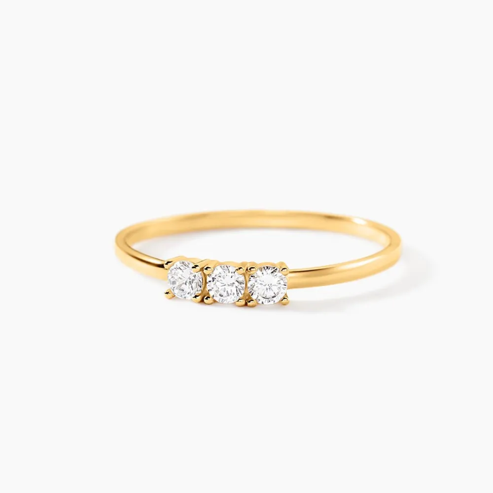 Marc Orian Bagues|Bijoux Femme > Bague Pryderi Or Jaune Oxyde De Zirconium