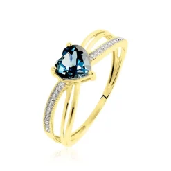 Marc Orian Anniversaire De Mariage|Bagues > Bague Real Or Jaune Topaze