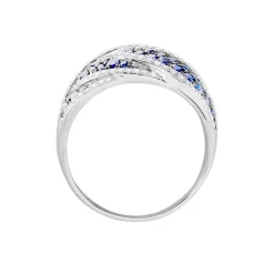 Marc Orian Bagues Saphir|Anniversaire De Mariage > Bague Rebekka Or Blanc Saphir Et Diamant