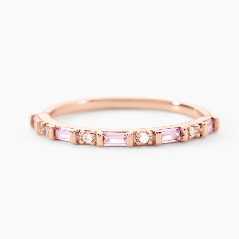 Marc Orian Bijoux Zirconium|Bagues > Bague Reflets Romantiques Argent Rose Oxyde De Zirconium argent rose oxyde rose