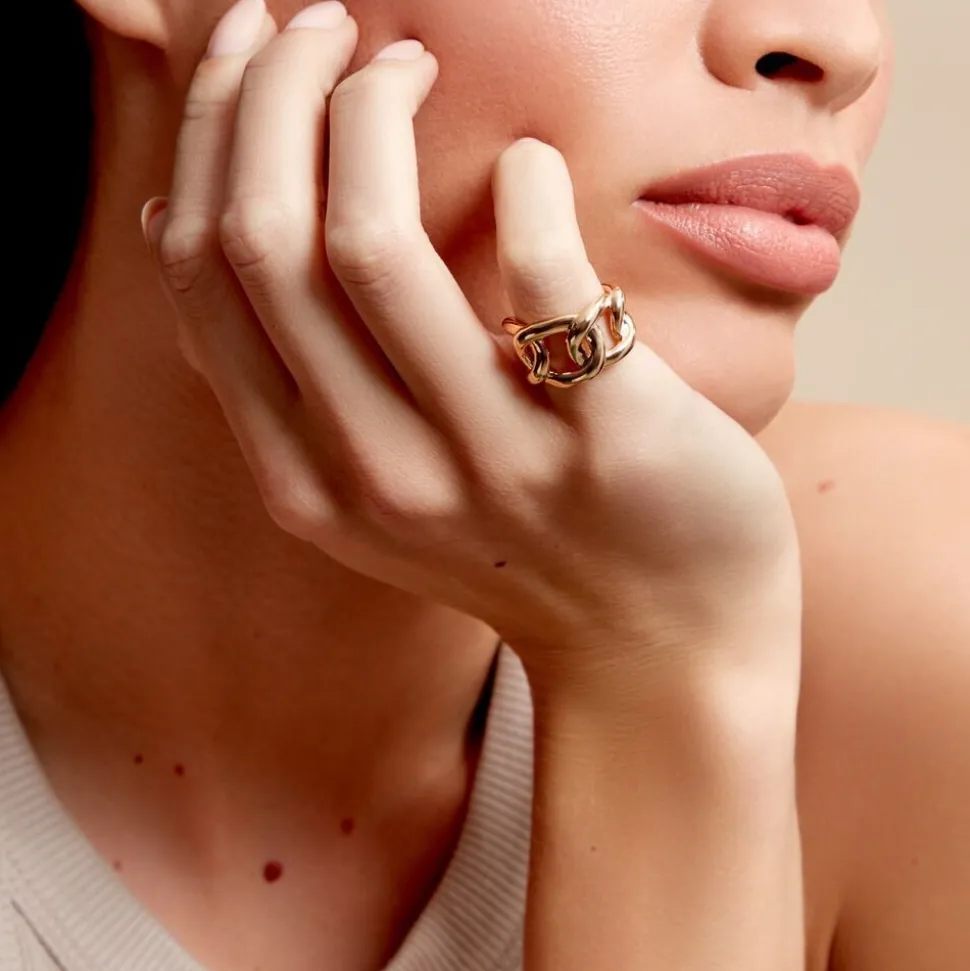 Bague Rodya Plaqué Or Jaune