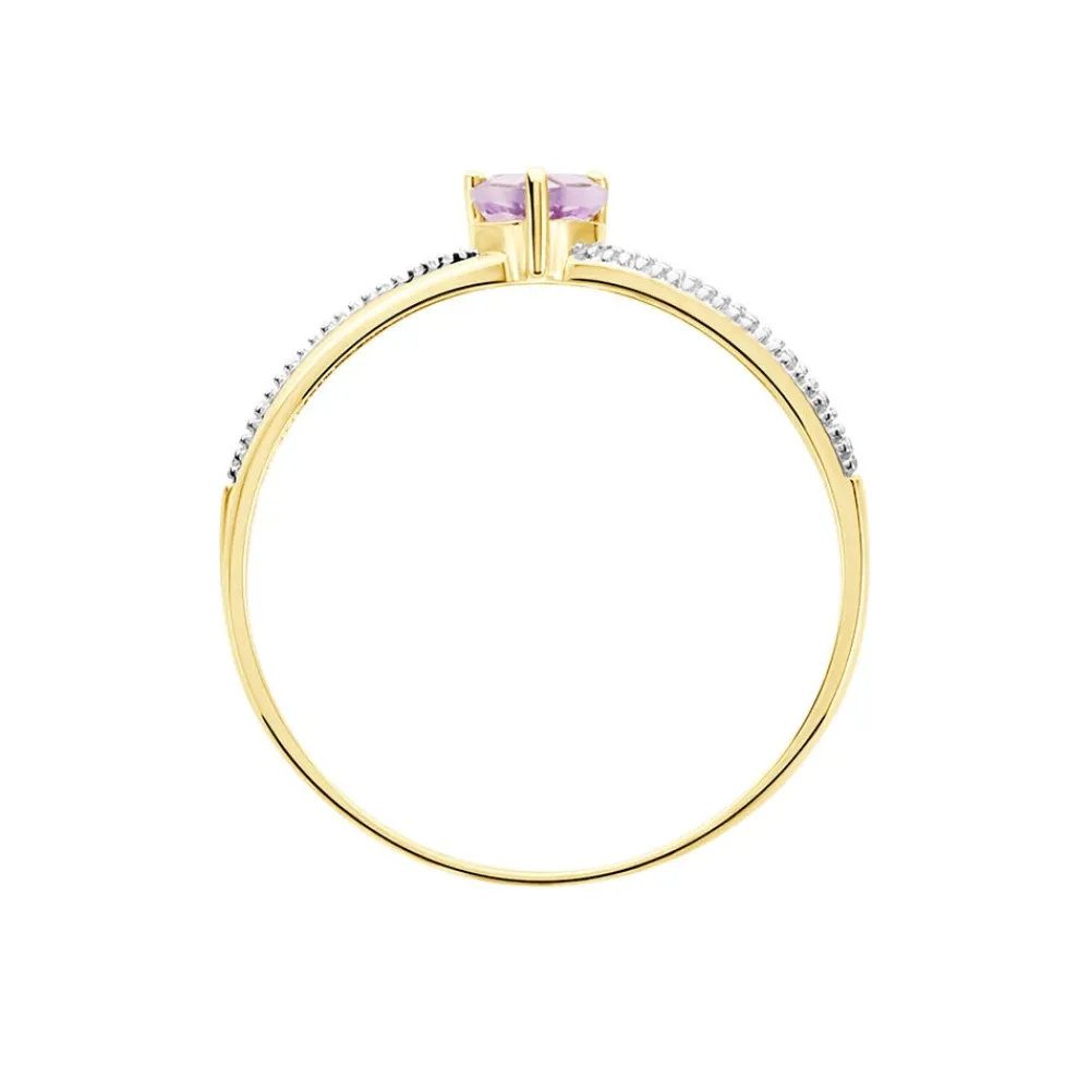 Marc Orian Cadeaux Mariage|Anniversaire De Mariage > Bague Rory Or Jaune Amethyste or jaune amethyste violette
