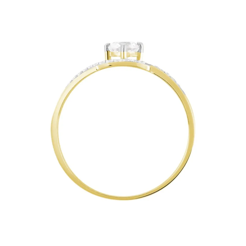 Marc Orian Bijoux Zirconium|Bagues > Bague Rozena Or Jaune Oxyde De Zirconium