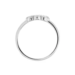 Marc Orian Bagues De Promesse|Bijoux Zirconium > Bague Ryo Argent Blanc Oxyde De Zirconium