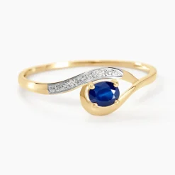 Marc Orian Anniversaire De Mariage|Bagues Saphir > Bague Sagesse Or Jaune Saphir Et Diamant