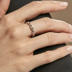 Marc Orian Bagues Fantaisie|Bagues > Bague Salma Argent Blanc