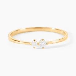 Marc Orian Parures De Mariage|Bagues > Bague Serenya Or Jaune Diamant Synthétique