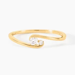 Bague Serenya Or Jaune Diamant Synthétique