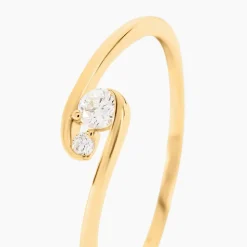 Bague Serenya Or Jaune Diamant Synthétique