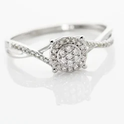 Marc Orian Parures De Mariage|Anniversaire De Mariage > Bague Sigolania Or Blanc Diamant