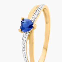 Marc Orian Anniversaire De Mariage|Bagues Saphir > Bague Skylar Diamant or bicolore saphir