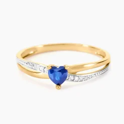 Marc Orian Anniversaire De Mariage|Bagues Saphir > Bague Skylar Diamant or bicolore saphir