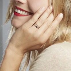 Marc Orian Bagues Fantaisie|Bijoux Zirconium > Bague Soaad Argent Blanc Oxyde De Zirconium