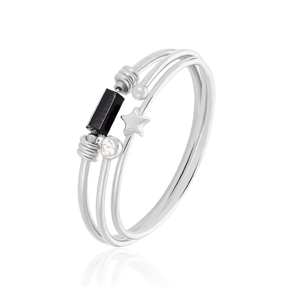 Marc Orian Bagues Fantaisie|Bijoux Zirconium > Bague Soaad Argent Blanc Oxyde De Zirconium