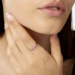Marc Orian Bagues Rubis|Anniversaire De Mariage > Bague Sofia Or Blanc Rubis Et Diamant