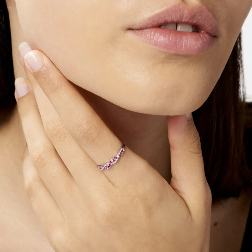 Marc Orian Bagues Rubis|Anniversaire De Mariage > Bague Sofia Or Blanc Rubis Et Diamant