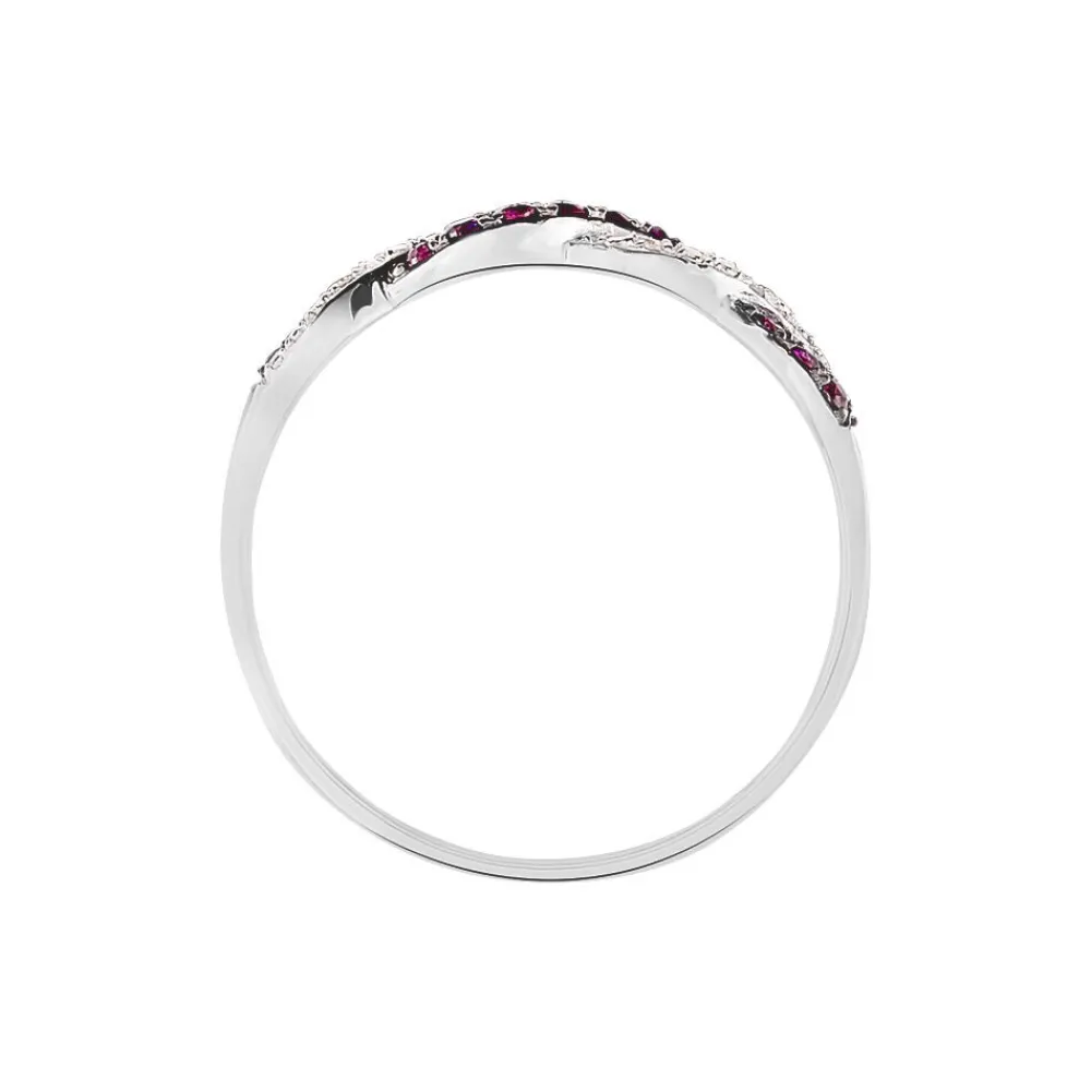 Marc Orian Bagues Rubis|Anniversaire De Mariage > Bague Sofia Or Blanc Rubis Et Diamant