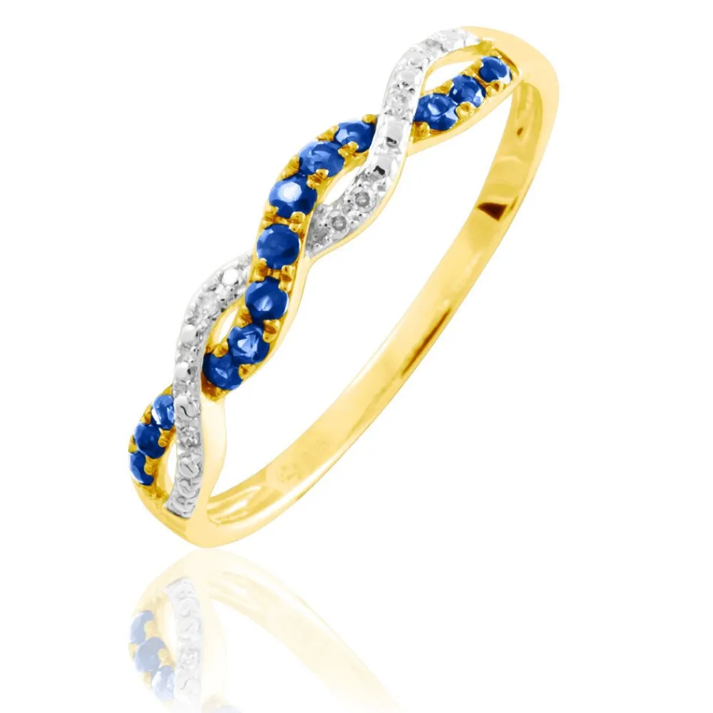 Marc Orian Anniversaire De Mariage|Bagues Saphir > Bague Sofia Or Jaune Saphir Et Diamant