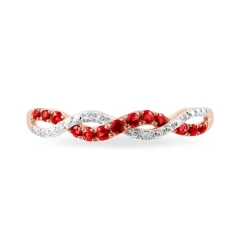Marc Orian Bagues Rubis|Anniversaire De Mariage > Bague Sofia Or Rose Rubis Et Diamant