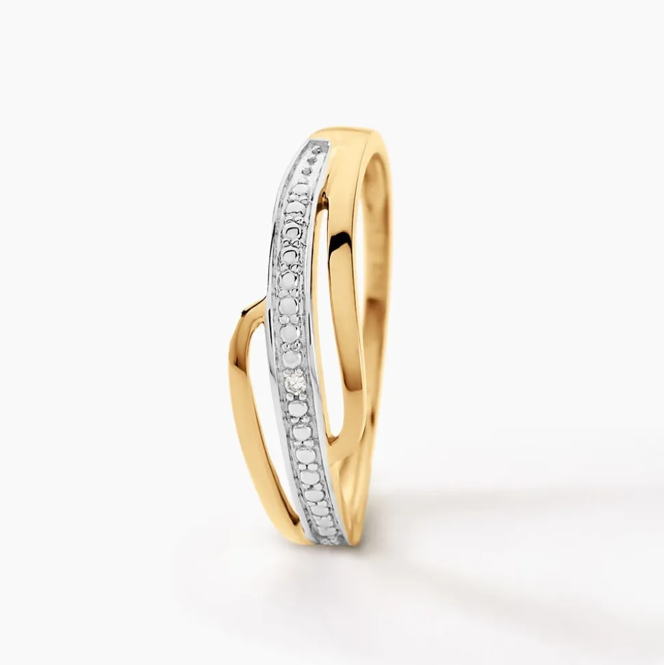 Bague Solena Or Jaune Diamant