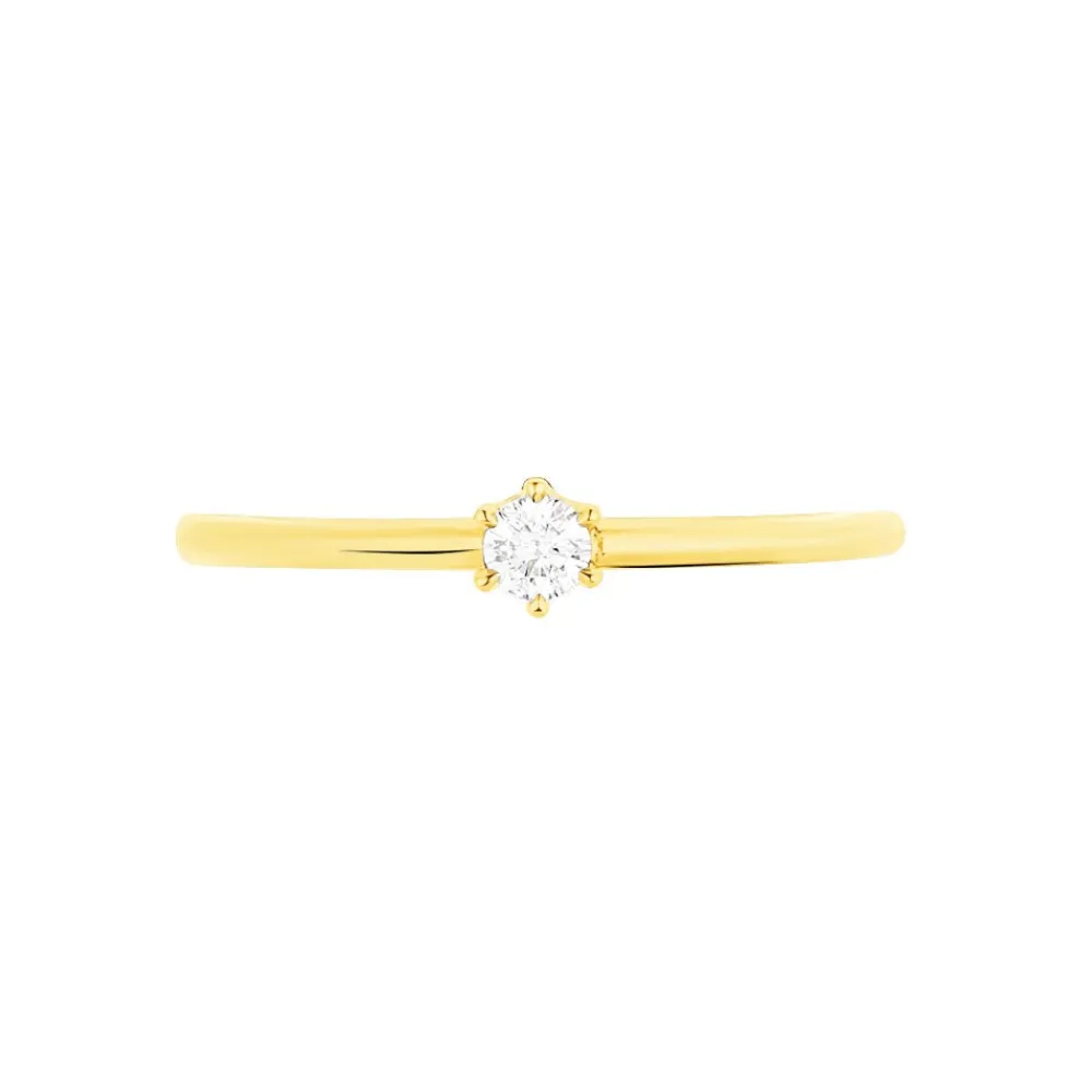 Marc Orian Anniversaire De Mariage|Bagues De Fiançailles > Bague Solitaire Annelies Or Jaune Diamant