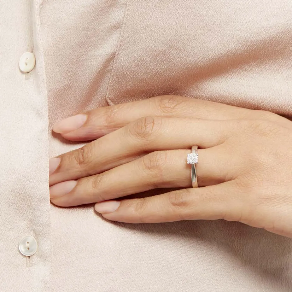 Marc Orian Anniversaire De Mariage|Bagues De Fiançailles > Bague Solitaire Artemis Or Blanc Diamant