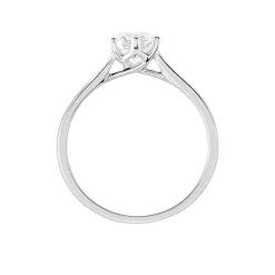 Bague Solitaire Athena Or Blanc Diamant