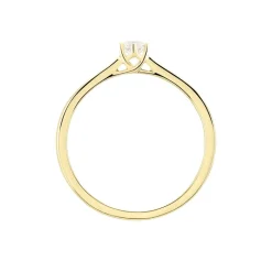 Bague Solitaire Athena Or Jaune Diamant