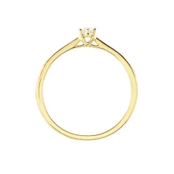 Bague Solitaire Athena Or Jaune Diamant