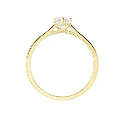Bague Solitaire Athena Or Jaune Diamant