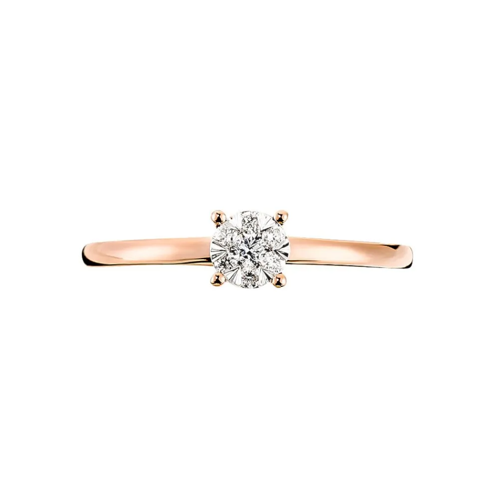 Marc Orian Anniversaire De Mariage|Bagues De Fiançailles > Bague Solitaire Dream Or Rose Diamant