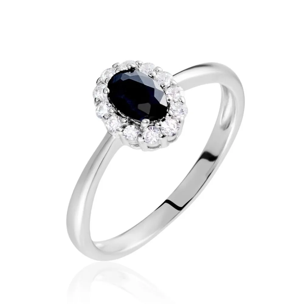 Marc Orian Bagues De Promesse|Bagues Fantaisie > Bague Solitaire Eulalio Argent Blanc Oxyde De Zirconium