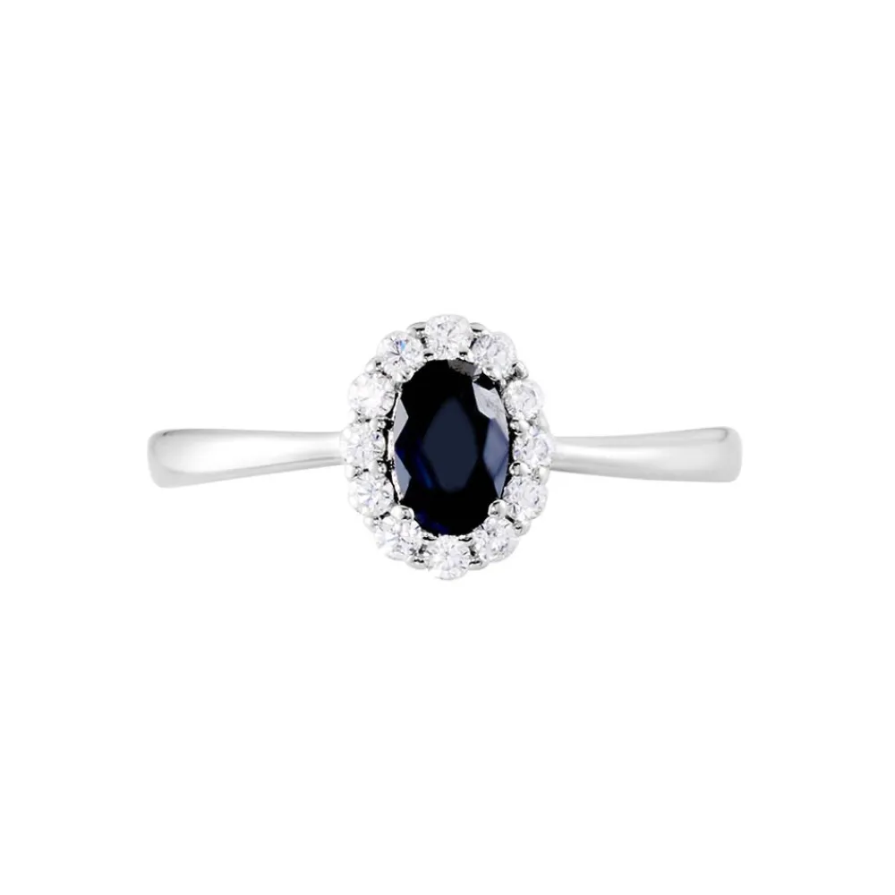 Marc Orian Bagues De Promesse|Bagues Fantaisie > Bague Solitaire Eulalio Argent Blanc Oxyde De Zirconium