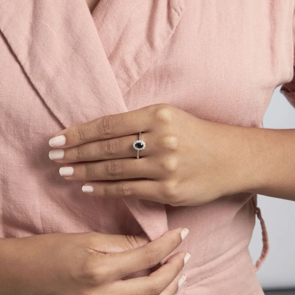 Marc Orian Bagues De Promesse|Bagues Fantaisie > Bague Solitaire Eulalio Argent Blanc Oxyde De Zirconium