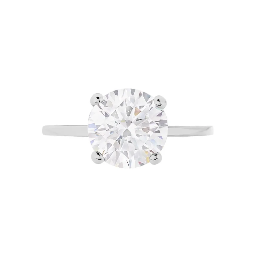Bague Solitaire Gatiane Argent Oxyde De Zirconium