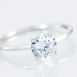 Bague Solitaire Gatiane Argent Oxyde De Zirconium