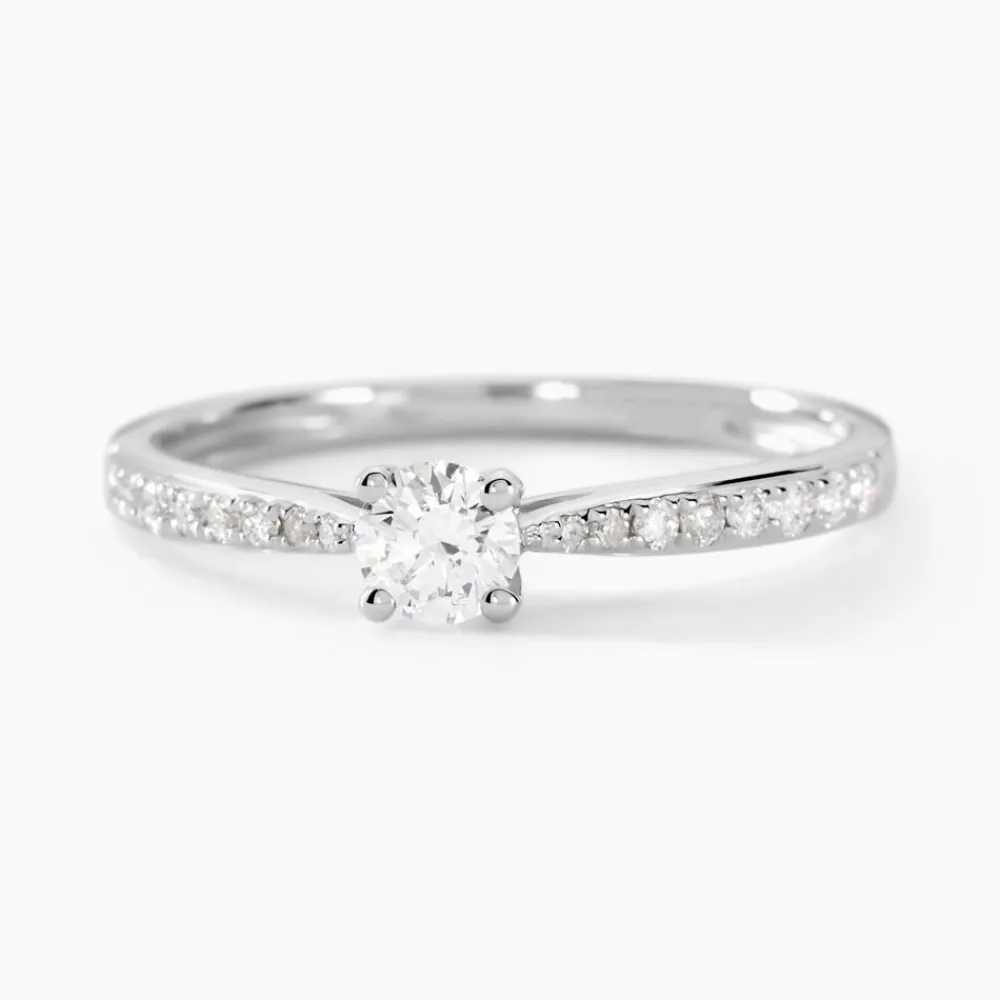 Marc Orian Anniversaire De Mariage|Bagues De Fiançailles > Bague Solitaire Hemera Or Blanc Diamant
