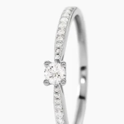Marc Orian Anniversaire De Mariage|Bagues De Fiançailles > Bague Solitaire Hemera Or Blanc Diamant