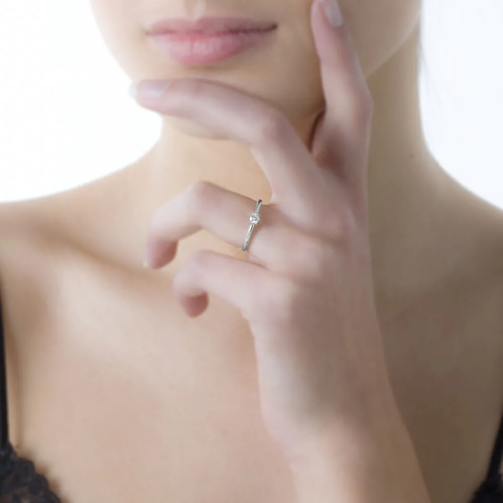 Marc Orian Anniversaire De Mariage|Bagues De Fiançailles > Bague Solitaire Ihsane Or Blanc Diamant