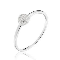 Marc Orian Bagues|Bagues Fiançailles > Bague Solitaire Karel Or Blanc Diamant