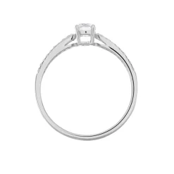 Bague Solitaire Katalina Or Blanc Diamant