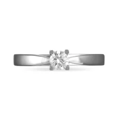 Marc Orian Anniversaire De Mariage|Bagues De Fiançailles > Bague Solitaire Loren Or Blanc Diamant
