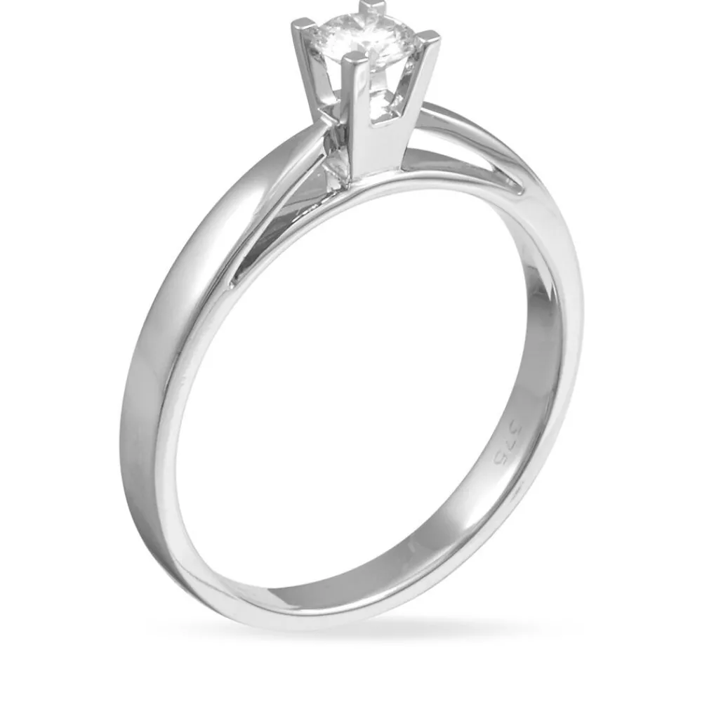 Marc Orian Anniversaire De Mariage|Bagues De Fiançailles > Bague Solitaire Loren Or Blanc Diamant