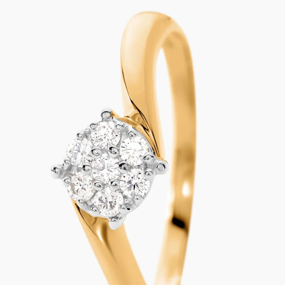 Marc Orian Anniversaire De Mariage|Bagues De Fiançailles > Bague Solitaire Lysia Or Jaune Diamant
