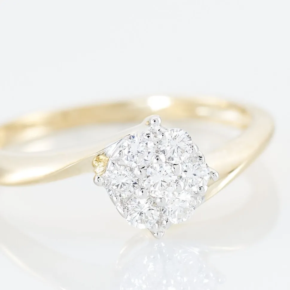 Bague Solitaire Lysia Or Jaune Diamant