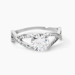 Marc Orian Bagues De Promesse|Bijoux Zirconium > Bague Solitaire Maddy Argent Blanc Oxyde De Zirconium