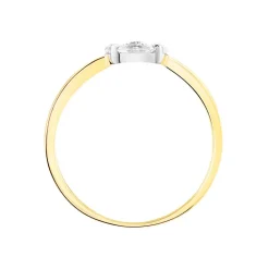 Marc Orian Bagues De Promesse|Bijoux Zirconium > Bague Solitaire Maurena Or Jaune Oxyde De Zirconium